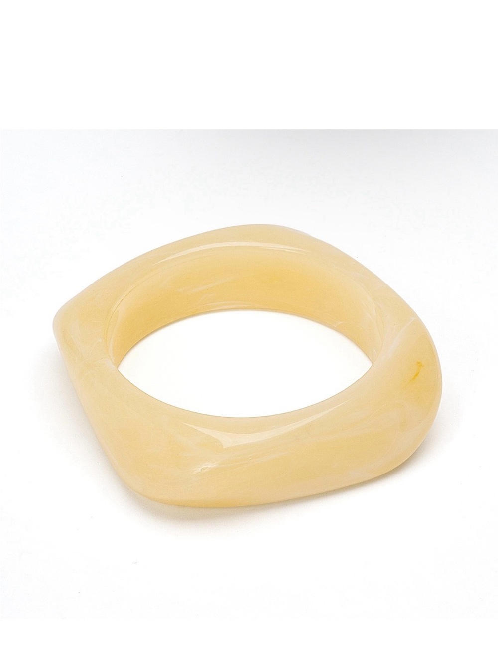 Resin Square-Edge Bangle Bracelet by Mayamar
